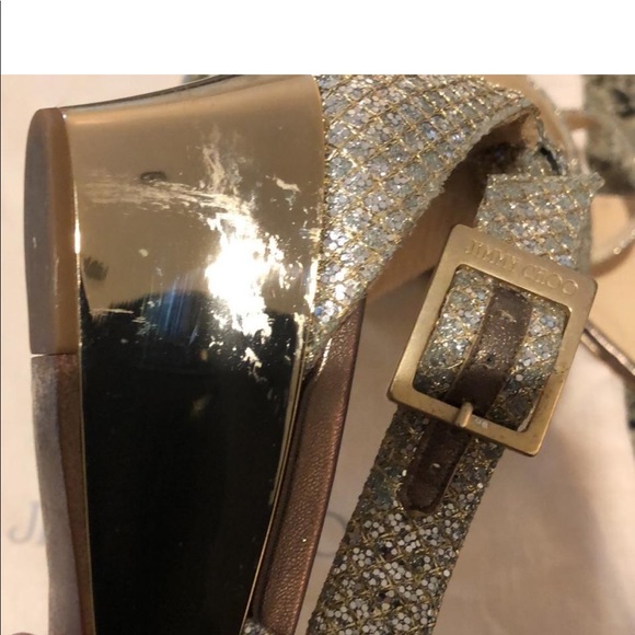 Jimmy Choo Chiara Crisscross Demi Wedge - Picture 5 of 8